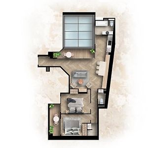Apartment mit 2 Schlafzimmern